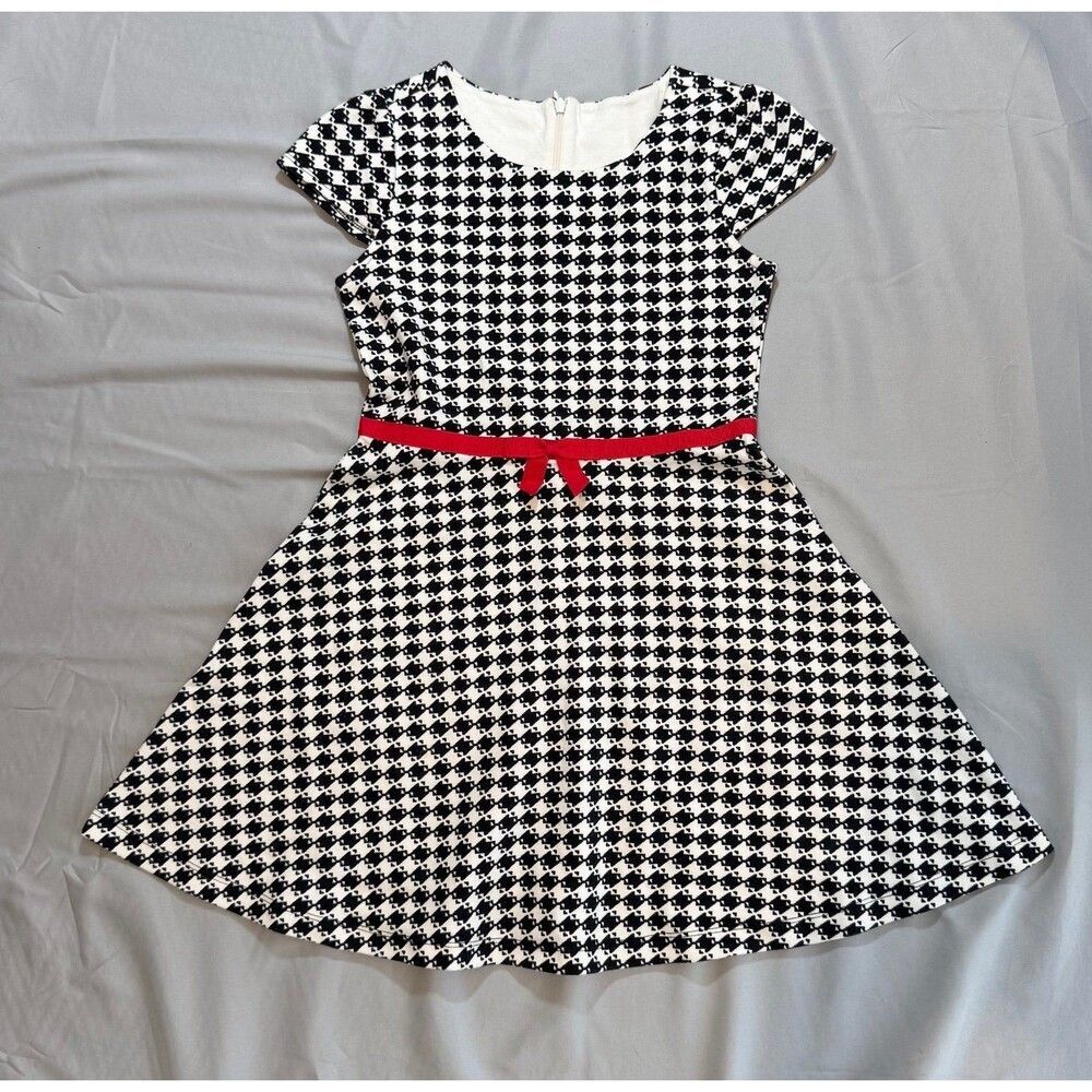 Gymboree Black & White Party Dress - KID Size 8 (A083)